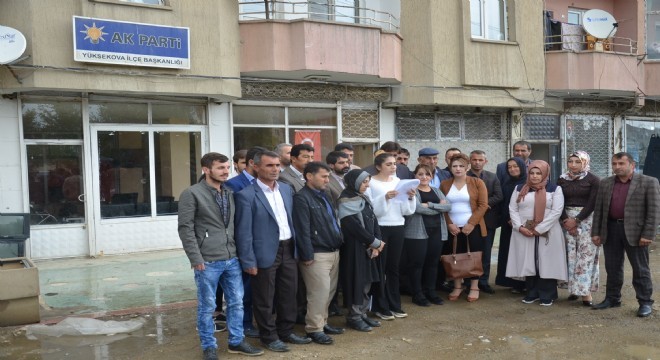 Yüksekova'da İsrail katliamı lanetlendi