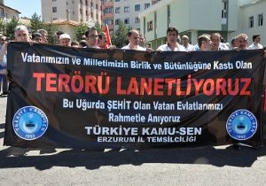 'Kanlı Teröre Lanet'