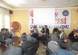 Doğan muhtarları dinledi