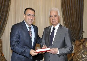 Eroğlu başkanları kabul etti