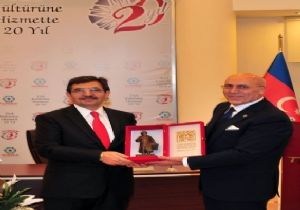 Güllüce'ye Türk Dünyası Hizmet Nişanı