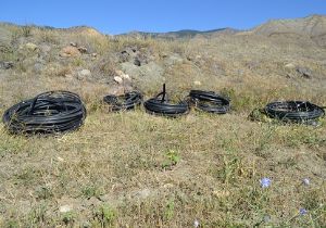 Kablo hırsızlarına suç üstü