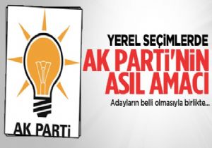 İşte AK Parti'nin seçim hedefi