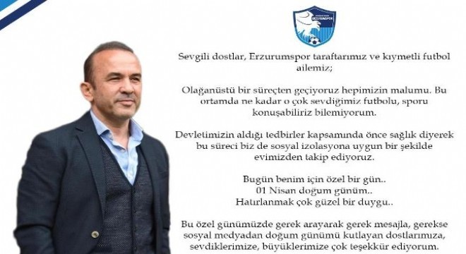 Özdilek'ten duygusal mesaj