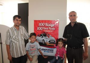 Çekilişle otomobil kazandı