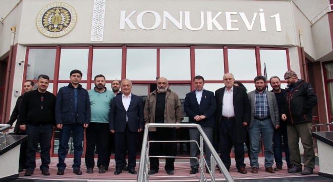 İHH Genel Başkanı F. Bülent Yıldırım Rektör Çomaklı'yı Ziyaret Etti