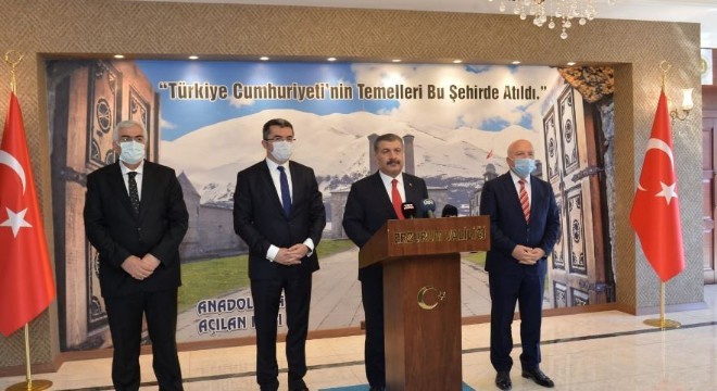‘Erzurum'da vaka sayısında yüzde 60'lık düşüş var'
